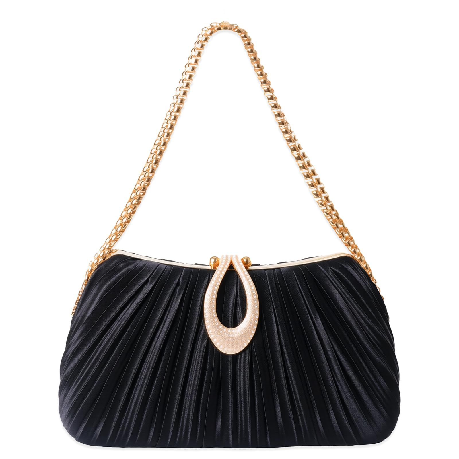 Celeste Pleated Shoulder Bag